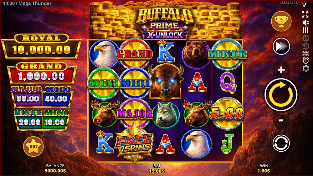 Moja sesja, ekran po ekranie — Buffalo Prime X-Unlock screenshot 1 of 7