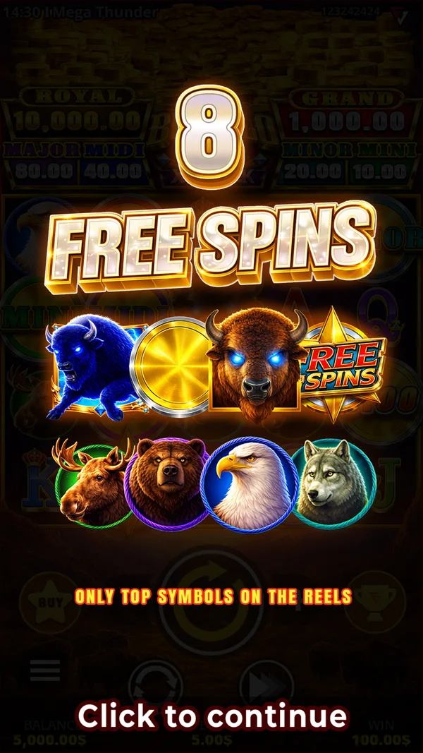 Buffalo Prime X-Unlock mobile — Runda Free Spins